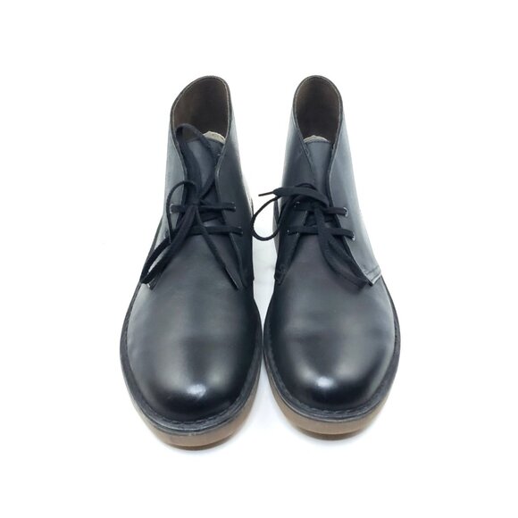 Clarks Bushacre 2 Chukka Boots Black Leather Lace Up Ankle Mens Size 10 main image 4